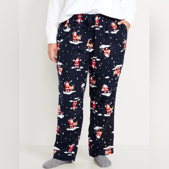 🆕 Old Navy Women’s Mid-Rise Flannel Pajama Pants PJ Sleep Bottoms S 4-6 - Picture 5 of 15